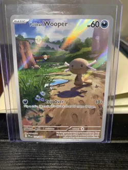 Pokemon Paldean Wooper 102/094 Phantasmal Flames Illustration Rare Holo 60 HP - Image 1