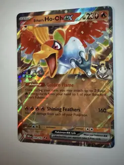 Pokemon Ethan’s Ho-Oh ex 039/182 SV10 Destined Rivals Holo NM - Image 3
