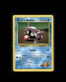 Misty's Shellder 89/132 C Gym Heroes PokemonWOTC 2000 EN LP - Image 1