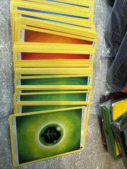 Pokemon Energy Cards 120+, 2 Deck Boxes, 100+ Sleeves, 3 Pks Large Card Savers - Image 2