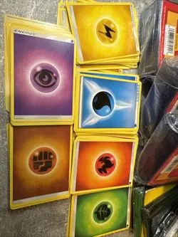 Pokemon Energy Cards 120+, 2 Deck Boxes, 100+ Sleeves, 3 Pks Large Card Savers - Image 5