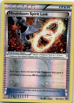 Houndoom Spirit Link 142/162 U BREAKthrough Pokemon 2015 EN LP - Image 1