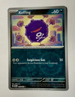 Koffing Reverse Holo SV: Scarlet & Violet 151 MEW 109/165 LP Pokemon - Image 1