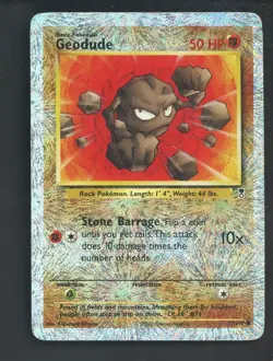 Pokemon TCG Legendary Collection 77/110 Geodude Reverse Holo - Image 1