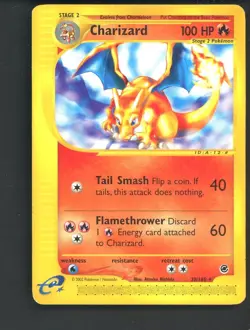 Pokemon TCG Expedition Base Set 39/165 Charizard Rare - Image 1