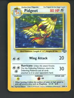 Pokemon TCG Jungle Unlimited 8/64 Pidgeot Holo Rare - Image 1