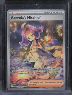 2025 Pokemon Mega Evolution Special Illustration Rare #183 Acerola's Mischief - Image 1