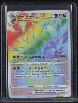 2022 Pokemon SWSH Lost Origin Secret #201 Giratina Vstar - Image 1
