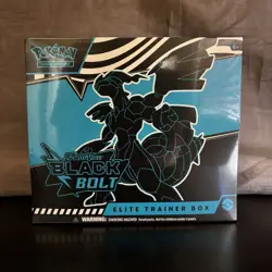 Pokemon Scarlet & Violet Black Bolt Elite Trainer Box ETB Sealed Brand New TCG - Image 1
