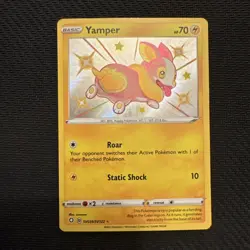 Pokemon - Yamper SV039/SV122 Shiny Holo Rare - Shining Fates: Shiny Vault - NM - Image 1
