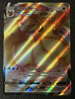 2021 Pokemon TCG Eevee VMAX SWSH087 Sword & Shield Black Star Promo - Image 1