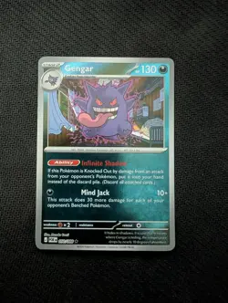 Gengar 050/088 Rare Perfect Order Pokemon Reverse Holo Near Mint - Image 1