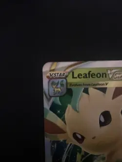 2022 Pokemon Leafeon HOLO VSTAR Sword & Shield Jumbo Black Star Promo #SWSH195 - Image 2