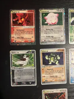 Pokemon EX Silver Border Holo Lot Ruby Sapphire Scyther Chansey See Description - Image 2