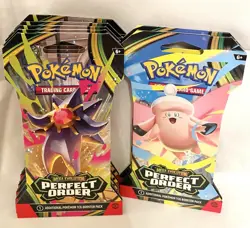Pokemon Mega Evolution Perfect Order Booster Pack- Lot of 7 - Image 2