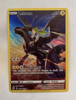 Zekrom TG05/TG30 Holo Brilliant Stars Trainer Gallery Pokemon NM - Image 1