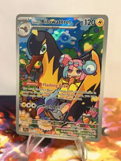 Pokemon TCG: Iono's Kilowattrel 163/159 Journey Together Illustration Rare NM - Image 4