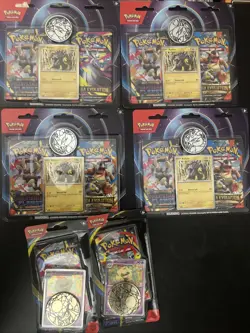 4 Packs Pokemon Mega Evolution Phantasmal Flames Blister +2 Whimsicott Blister - Image 2