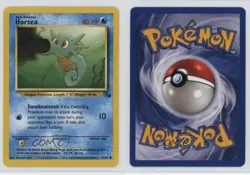 Horsea Pokemon Fossil #49 1999 - Image 3
