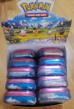 Pokemon TCG Ascended Heroes Set 10 Sealed Mini Tins (NEW) - Image 1