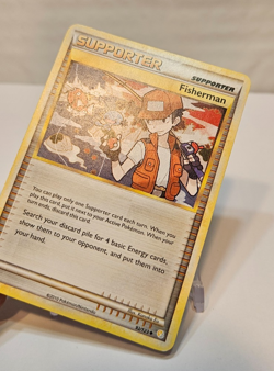 Fisherman 92/123 Uncommon Heart Gold Soul Silver Pokemon 1743 - Image 3