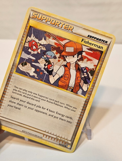 Fisherman 92/123 Uncommon Heart Gold Soul Silver Pokemon 1743 - Image 4