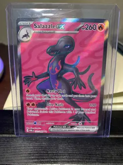 Pokemon Salazzle EX 101/088 Rare Holo 260 HP 100 Attack Fire Stage 1 - Image 1