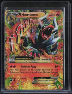 2015 Pokemon XY Breakthrough #22 M Houndoom EX - Image 1
