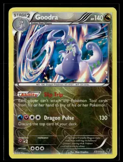 Goodra 77/119 Phantom Forces Reverse Holo Rare Holo Pokemon - Image 1