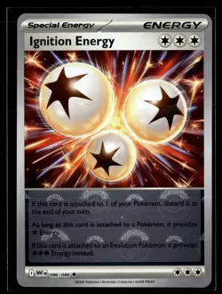 Ignition Energy 086/086 White Flare POKEBALL Uncommon Pokemon - Image 1