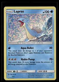 Lapras 5/12 McDonald's Collection 2019 Pokemon - Image 1