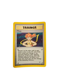 2000 Gym Heros Trainer Misty 018/132 Holo Pokemon TCG Trading Card Vintage - Image 1