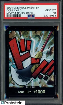 2024 One Piece PRB01 EN Don!! Card Newgate Holofoil PSA 10 GEM MINT - Image 1