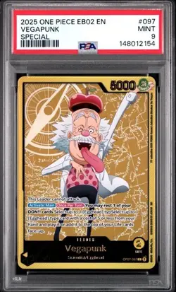 ONE PIECE VEGAPUNK 2025 EB02 ANIME 25TH COLLECTION #097 SPECIAL PSA 9 - Image 1