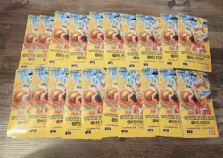 One Piece OP15 Adventure on Kami's Island Sleeved Booster Packs Lot Of 20 SEALED - Image 1
