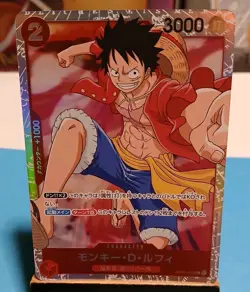Monkey D Luffy OP01-024 SR Japanese One Piece Card Romance Dawn Mint Condition - Image 1