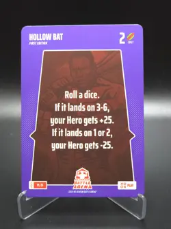 Hollow Bat 2025 Bo Jackson Battle Arena Alpha Update Play Card #PL-51 - Image 1