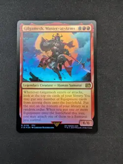 Gilgamesh, Master-at-Arms #139 Final Fantasy Fin Magic: The Gathering Foil Card - Image 1