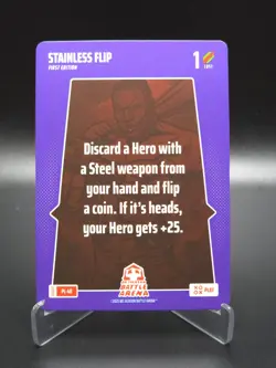 Stainless Flip 2025 Bo Jackson Battle Arena Alpha Update Play Card #PL-48 - Image 1