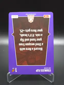 Stainless Flip 2025 Bo Jackson Battle Arena Alpha Update Play Card #PL-48 - Image 3