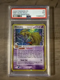 Ninetales EX Holo Dragon Frontiers 2006 Pokemon Card PSA 5 EX - Image 1