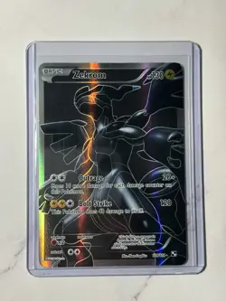 Pokemon Zekrom Card 114/114 Black White Base Full Art Ultra Rare Holo LP - Image 1