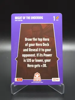 Might Of The Underdog 2025 Bo Jackson Battle Arena Alpha Update Play Card #PL-45 - Image 1