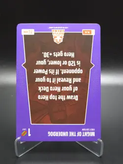 Might Of The Underdog 2025 Bo Jackson Battle Arena Alpha Update Play Card #PL-45 - Image 3