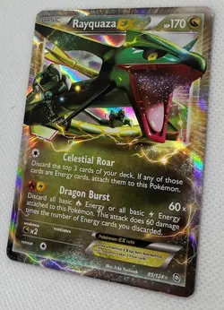 Rayquaza EX 85/124 Holo Rare - Dragons Exalted - Pokemon TCG Card - Image 3