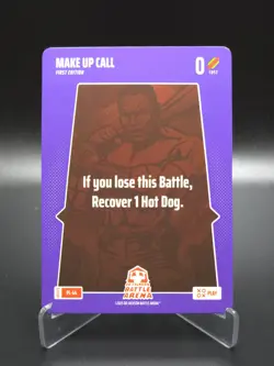 Make Up Call 2025 Bo Jackson Battle Arena Alpha Update Play Card #PL-44 - Image 1