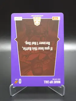 Make Up Call 2025 Bo Jackson Battle Arena Alpha Update Play Card #PL-44 - Image 3