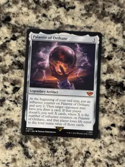 Palantir of Orthanc Mythic Lord of the Rings (LTR) MTG - Image 1