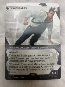 Mint/Near-Mint, English - 1 x MTG Desmond Miles - Showcase Universes Beyond: Ass - Image 1