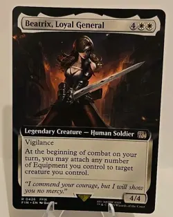 Beatrix, Loyal General (Extended Art) MTG Final Fantasy Regular - Image 1